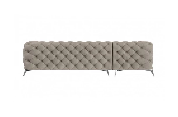 Narożnik czteroosobowy pikowany Chesterfield TEO OT+2 - design