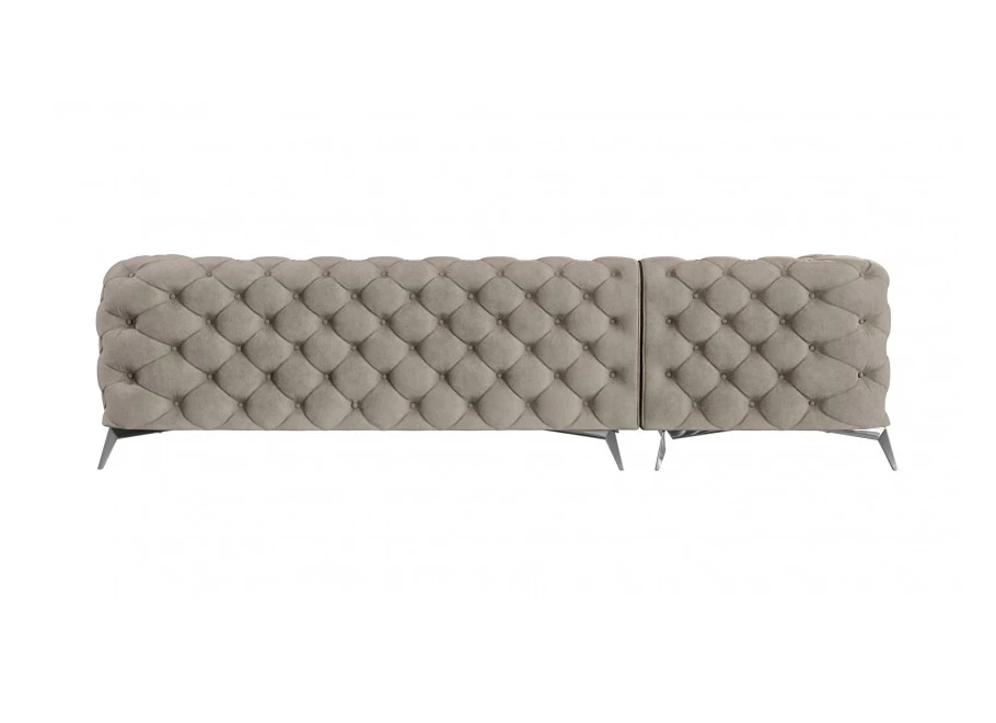 Narożnik czteroosobowy pikowany Chesterfield TEO OT+2