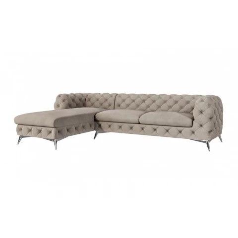 Narożnik czteroosobowy pikowany Chesterfield TEO OT+2