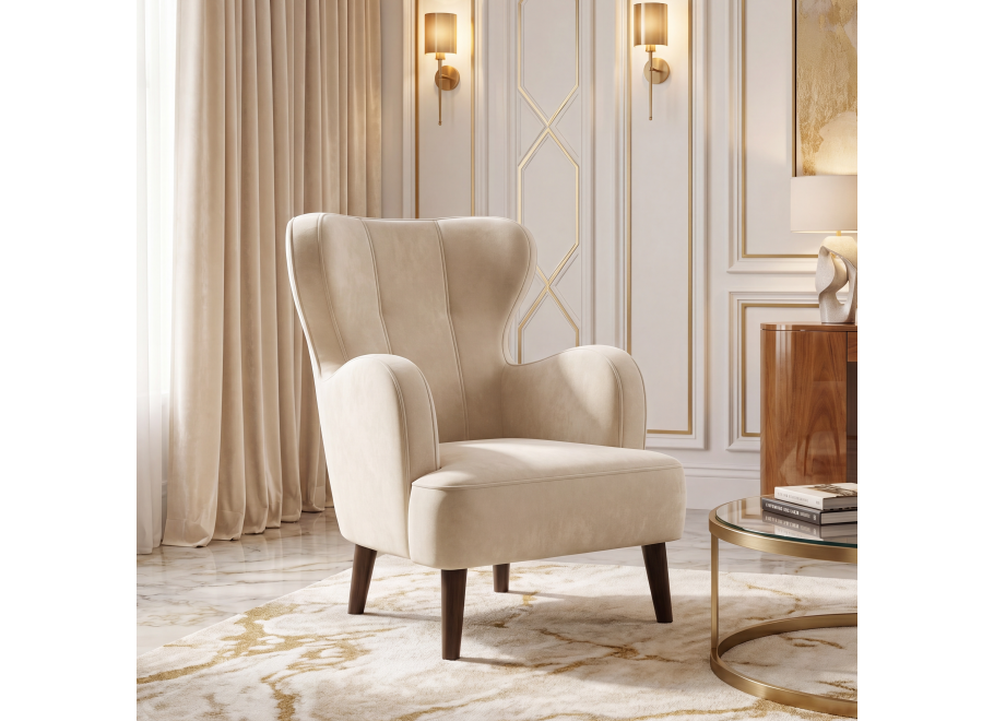 Fotel nowoczesny tapicerowany Lusso - Riviera 21
