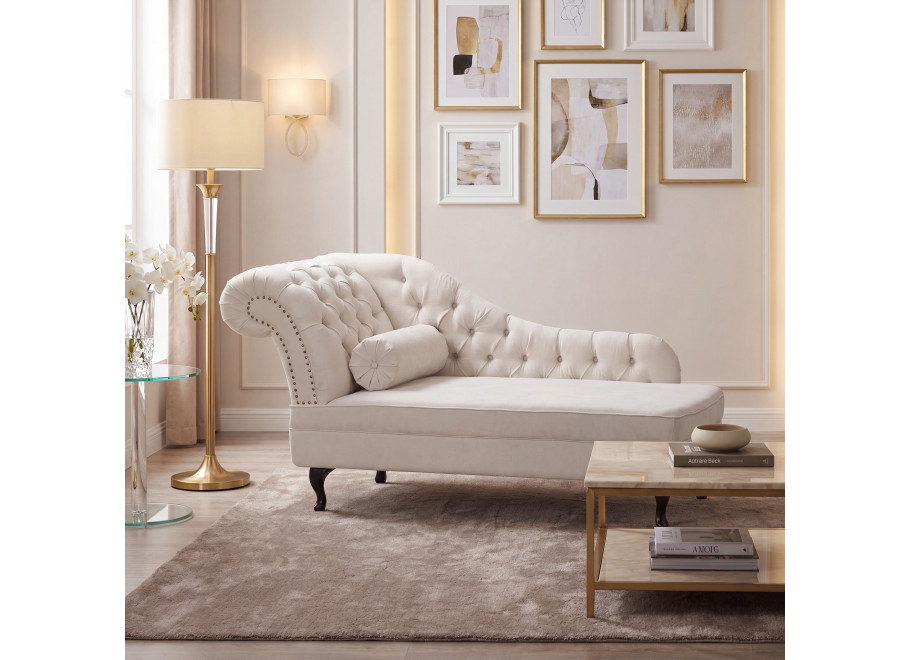 Szezlong Glamour Mona Eksluzywny Pikowany - Enjoy 01