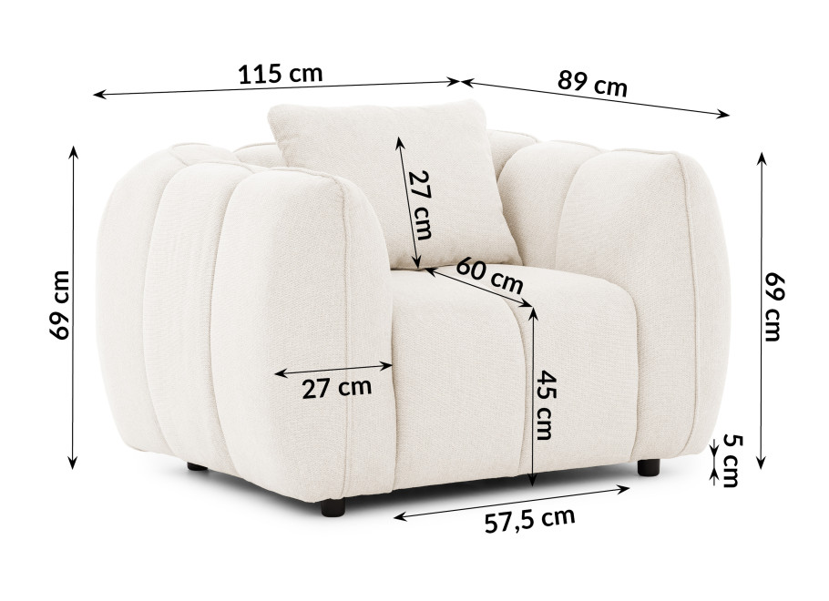 Fotel nowoczesny Prestige 4