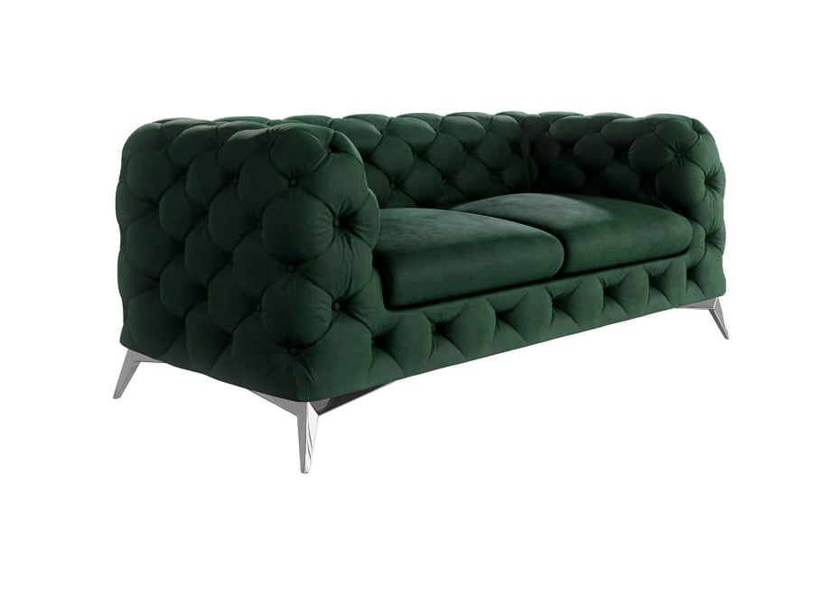 Sofa dwuosobowa pikowana glamour Chesterfield TEO 2 - Riviera 38