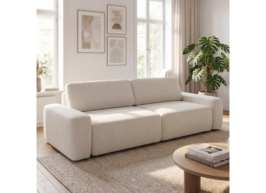Sofa trzyosobowa z funkcją spania nowoczesna Bolim