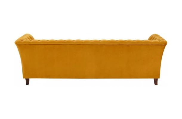 Sofa trzyosobowa z funkcją spania pikowana Chesterfield HASSO - spanie