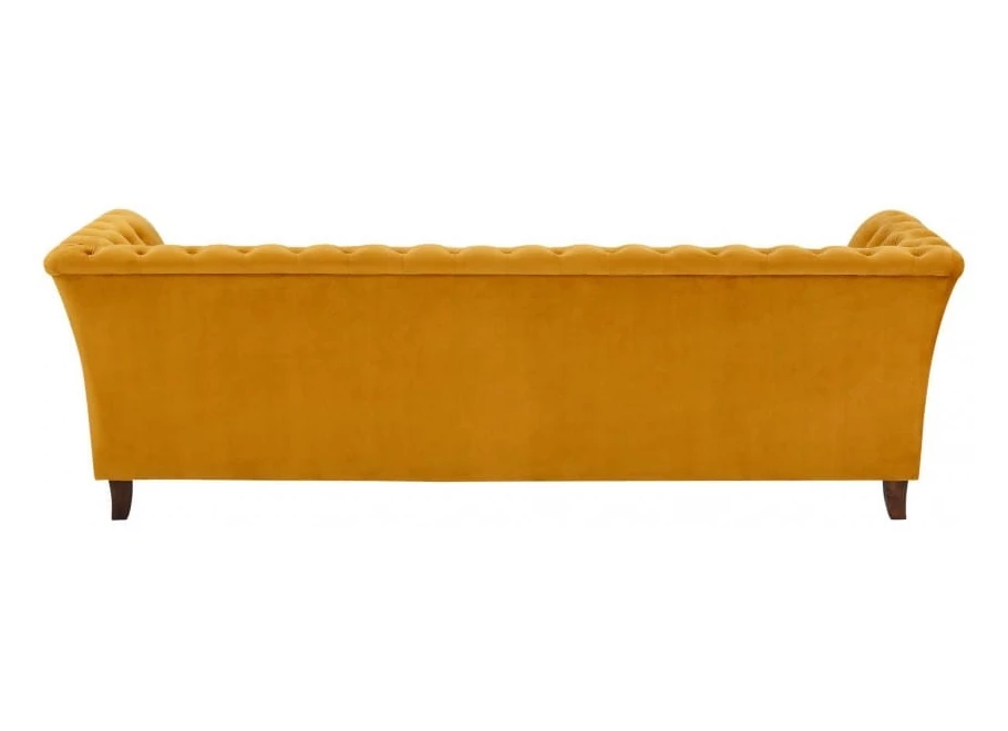 Sofa trzyosobowa z funkcją spania pikowana Chesterfield HASSO