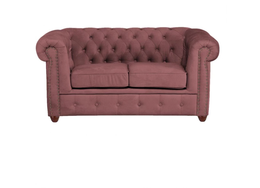 Sofa dwuosobowa pikowana Chesterfield VINCENT
