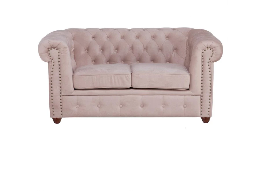 Sofa dwuosobowa pikowana Chesterfield VINCENT