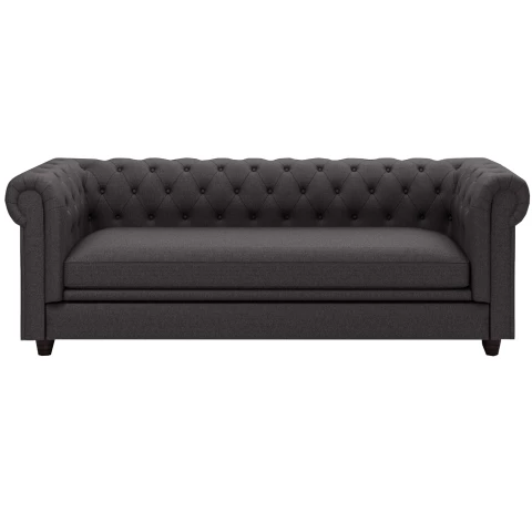 Sofa trzyosobowa z funkcją spania pikowana Chesterfield SYDNEY