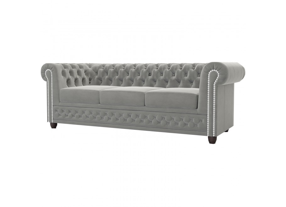 Sofa trzyosobowa pikowana Chesterfield FELIX 3 15