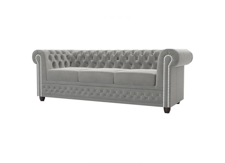 Sofa trzyosobowa pikowana Chesterfield FELIX 3
