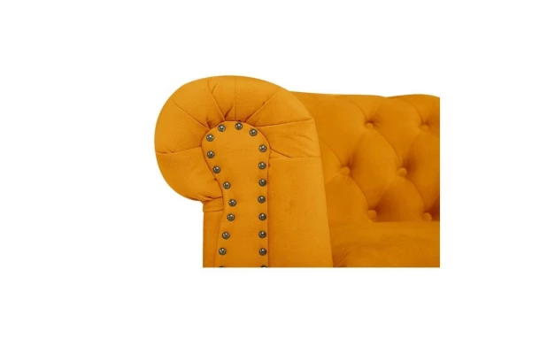 Sofa dwuosobowa pikowana Chesterfield VINCENT - design i funkcjonalnosc w parze