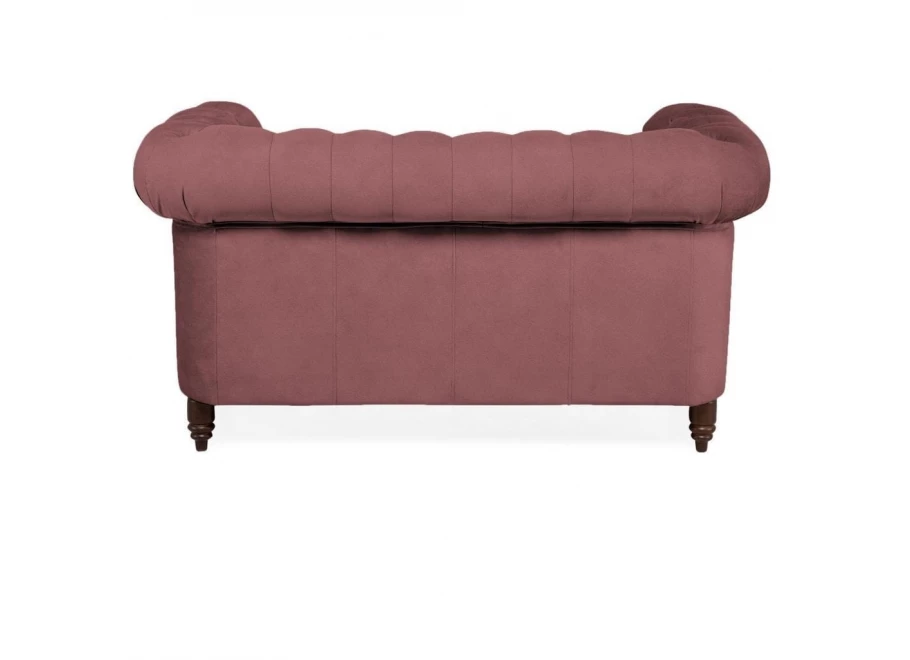 Sofa dwuosobowa z funkcją spania pikowana glamour Chesterfield VINCENT