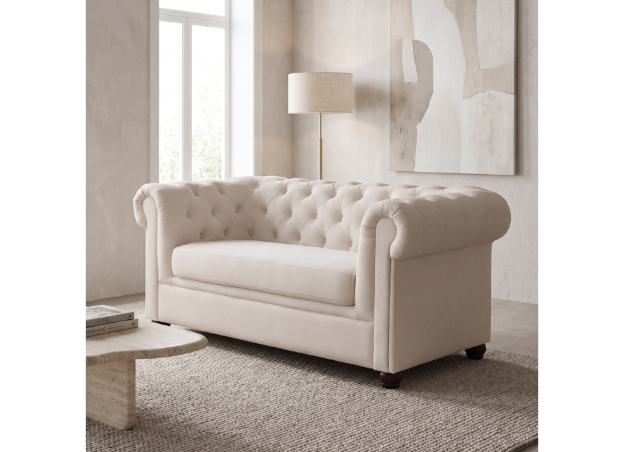 Sofa dwuosobowa pikowana Chesterfield SYDNEY - Solid 03