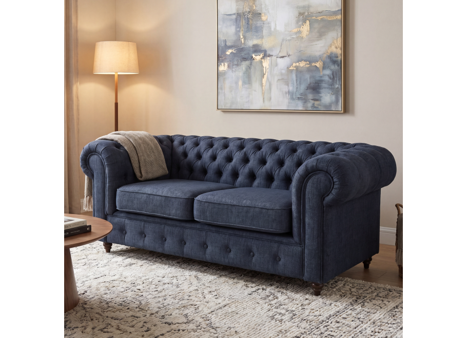 Sofa dwuosobowa pikowana Chesterfield VALENCIA - Vogue 13