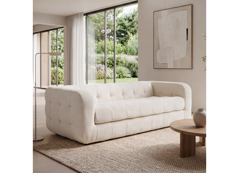 Sofa trzyosobowa klasyczna pikowana Zarina - Perfect Harmony 01