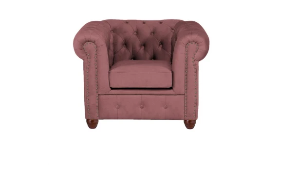 Fotel pikowany chesterfield VINCENT - wygodne