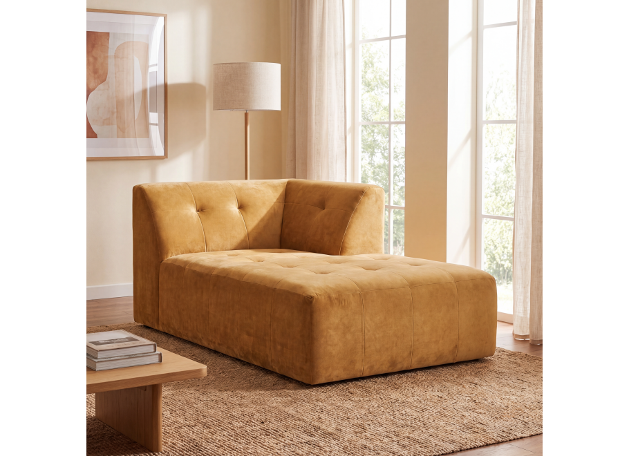 Szezlong prawy Antica 100x175x79 — Magic Velvet 2215