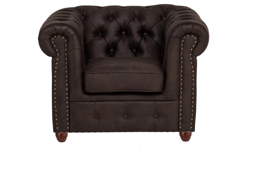 Fotel pikowany chesterfield VINCENT