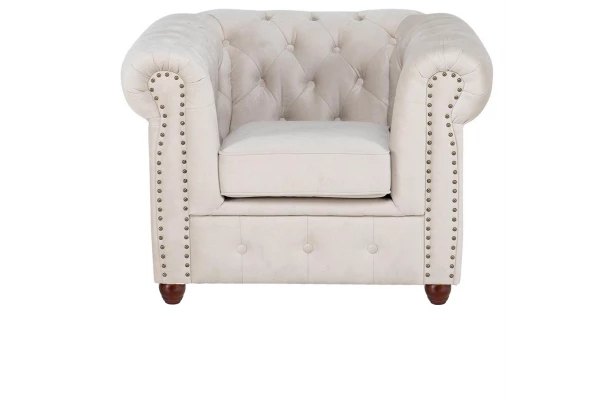 Fotel pikowany chesterfield VINCENT - designerskie