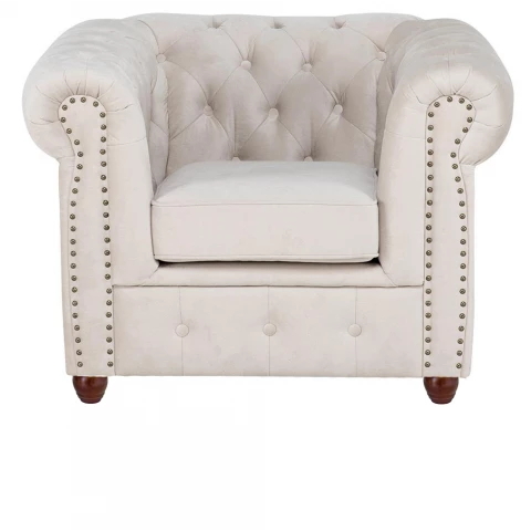 Fotel pikowany chesterfield VINCENT