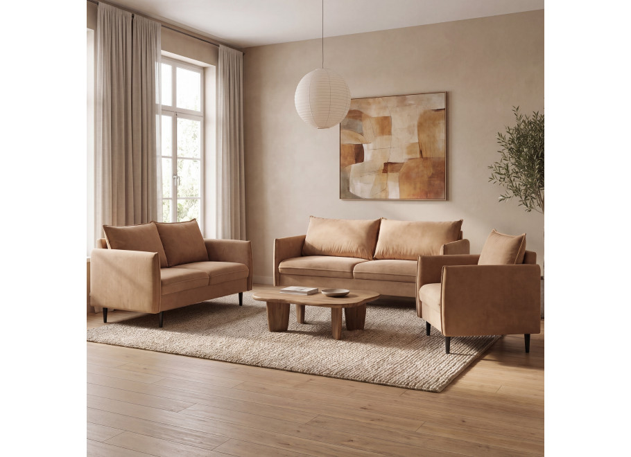 Zestaw mebli nowoczesnych Verto 3+2+1,  Sofa 3os + Sofa 2os+ Fotel — Riviera 24