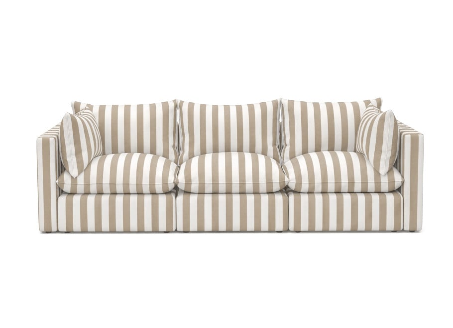 Beżowa sofa modułowa Marvella 9 nowoczesne meble ogrodowe outdoor 3