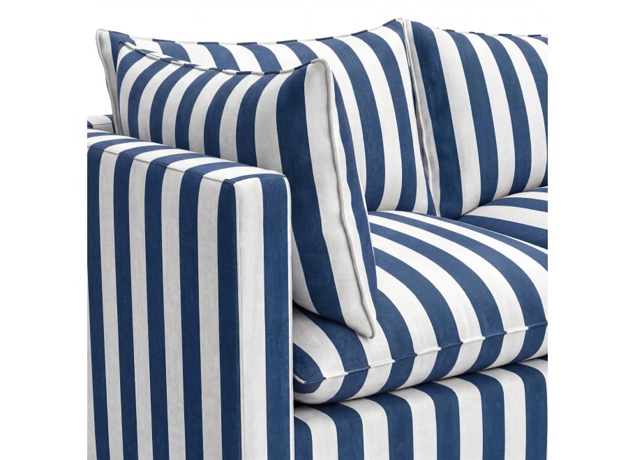 Niebieska sofa modułowa Marvella 9 - luksusowa z trwałej tkaniny outdoor 5