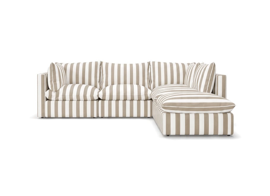 Modułowy narożnik ogrodowy Marvella 10 Nowoczesna sofa Outdoor 3