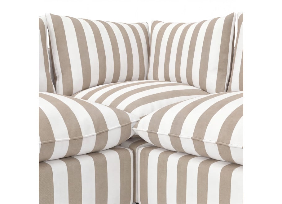 Modułowy narożnik ogrodowy Marvella 10 Nowoczesna sofa Outdoor 4