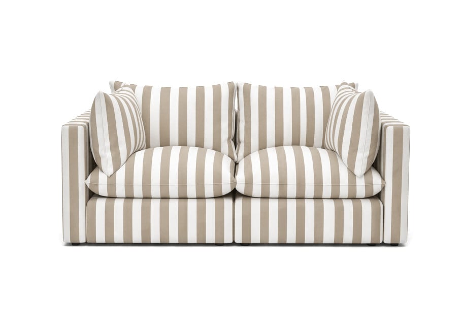 Sofa ogrodowa modułowa Marvella 11 Mała kanapa tarasowa beżowa Outdoor 3