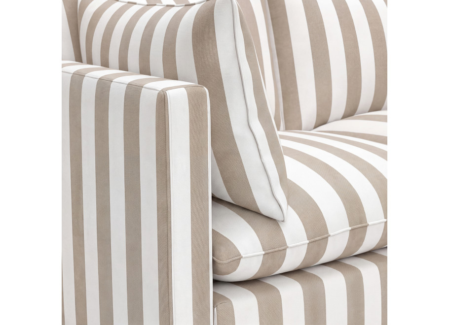 Sofa ogrodowa modułowa Marvella 11 Mała kanapa tarasowa beżowa Outdoor 4