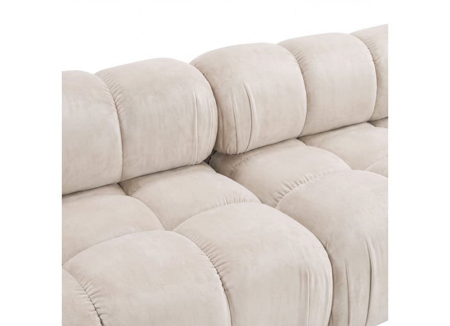 Sofa modułowa Novanti 3-osobowa z elastyczną konfiguracją - French Velvet 678