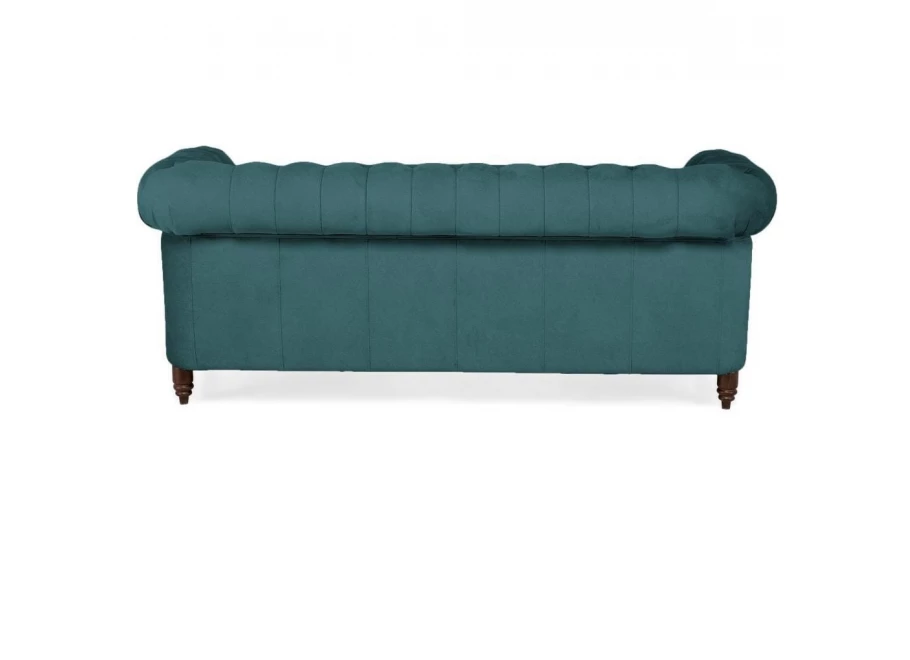 Sofa trzyosobowa pikowana Chesterfield VINCENT