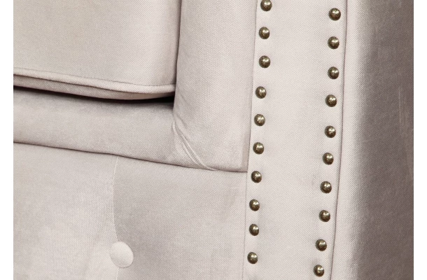 Sofa trzyosobowa pikowana Chesterfield VINCENT - design i funkcjonalnosc w parze
