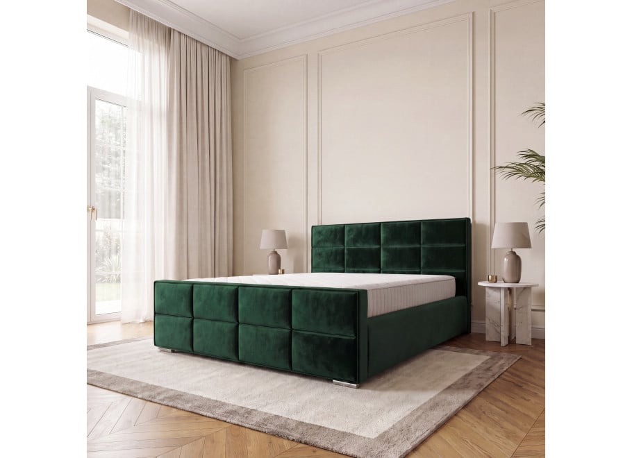 Łóżko tapicerowane glamour ROSS - Riviera 38
