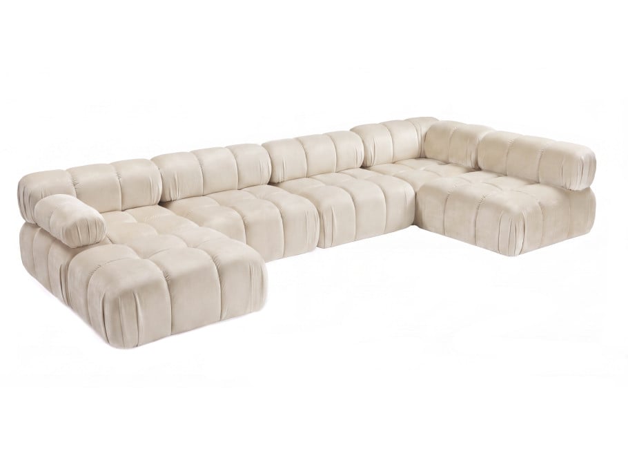 Narożnik modułowy Novanti 7-osobowy z elastyczną konfiguracją - Magic Velvet 2250