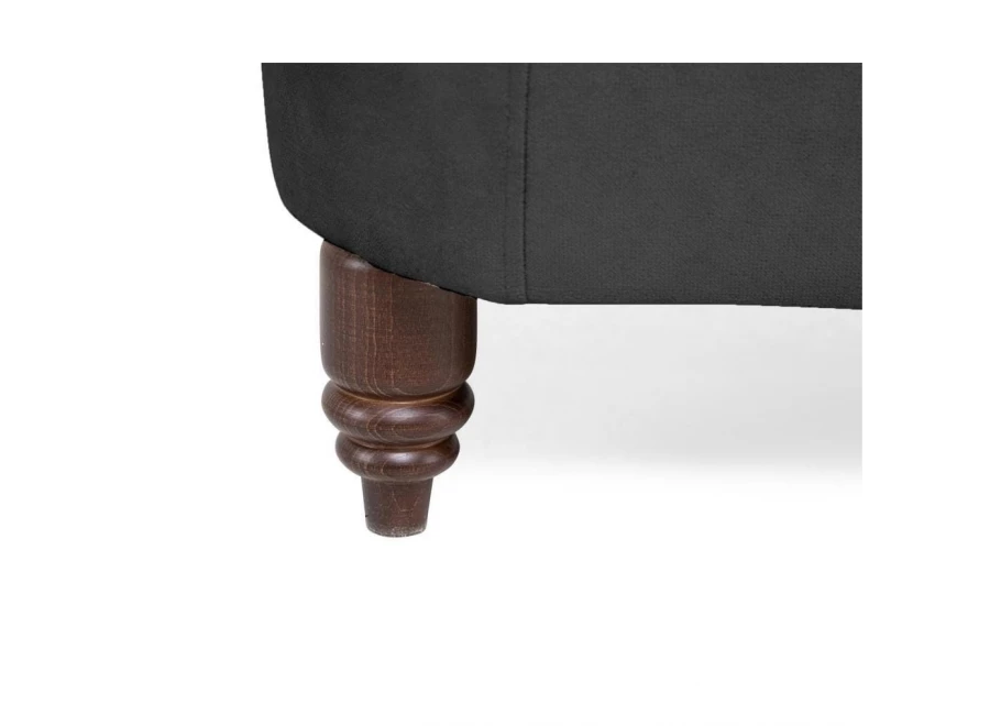 Sofa trzyosobowa z funkcją spania pikowana Chesterfield VINCENT