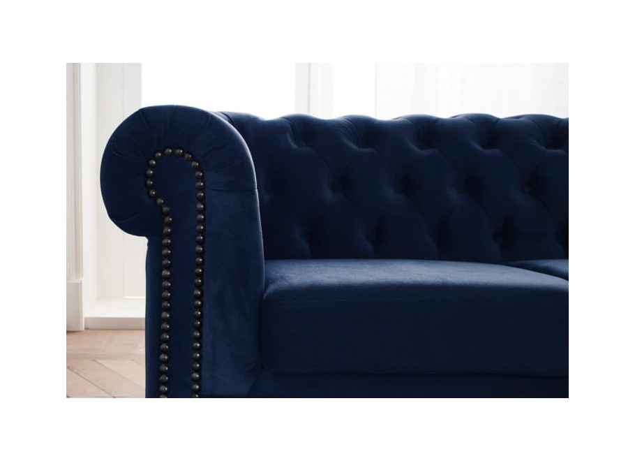 Narożnik pięcioosobowy pikowany Chesterfield FELIX 3+OT 18