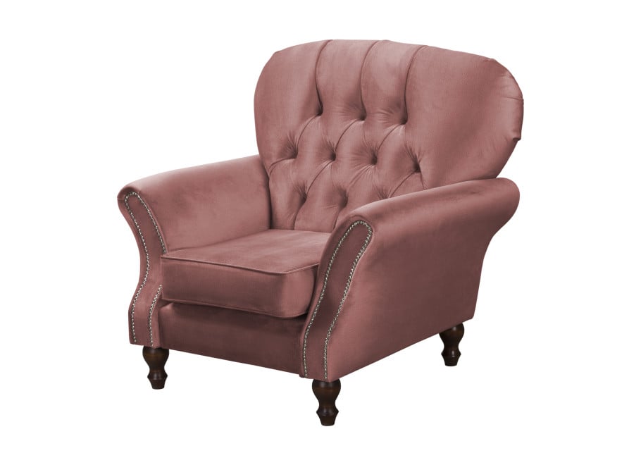 Fotel pikowany Chesterfield BOGOTA - Monolith 63