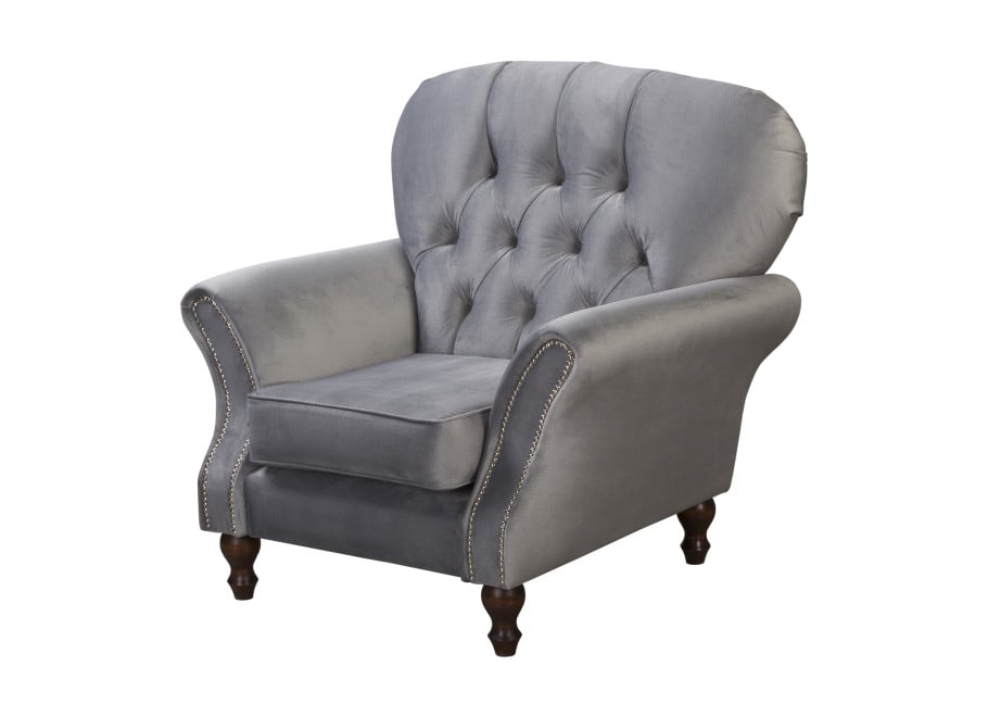 Fotel pikowany Chesterfield BOGOTA - Monolith 85