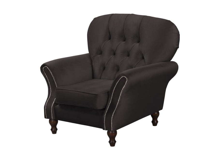 Fotel pikowany Chesterfield BOGOTA - Monolith 95