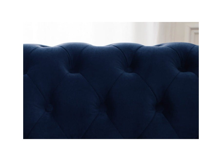 Narożnik pięcioosobowy pikowany Chesterfield FELIX 3+OT 19