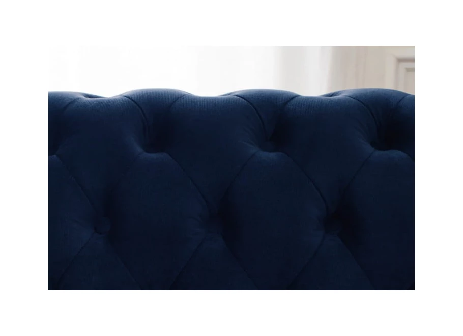Narożnik pięcioosobowy pikowany Chesterfield FELIX 3+OT