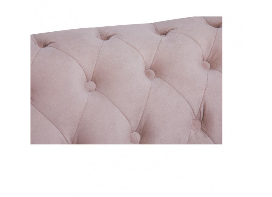 Sofa trzyosobowa z funkcją spania pikowana Chesterfield VINCENT 33