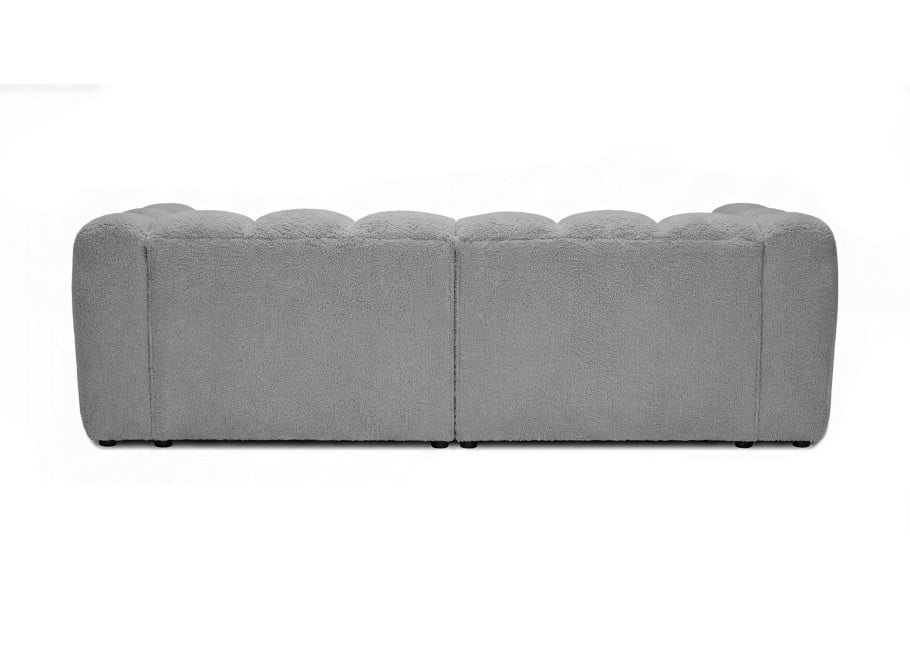 Sofa modułowa Velis 3-osobowa jasnoszary, boucle 4
