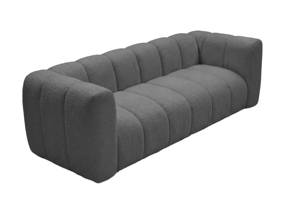 Sofa modułowa Velis 3-osobowa szary, boucle 2