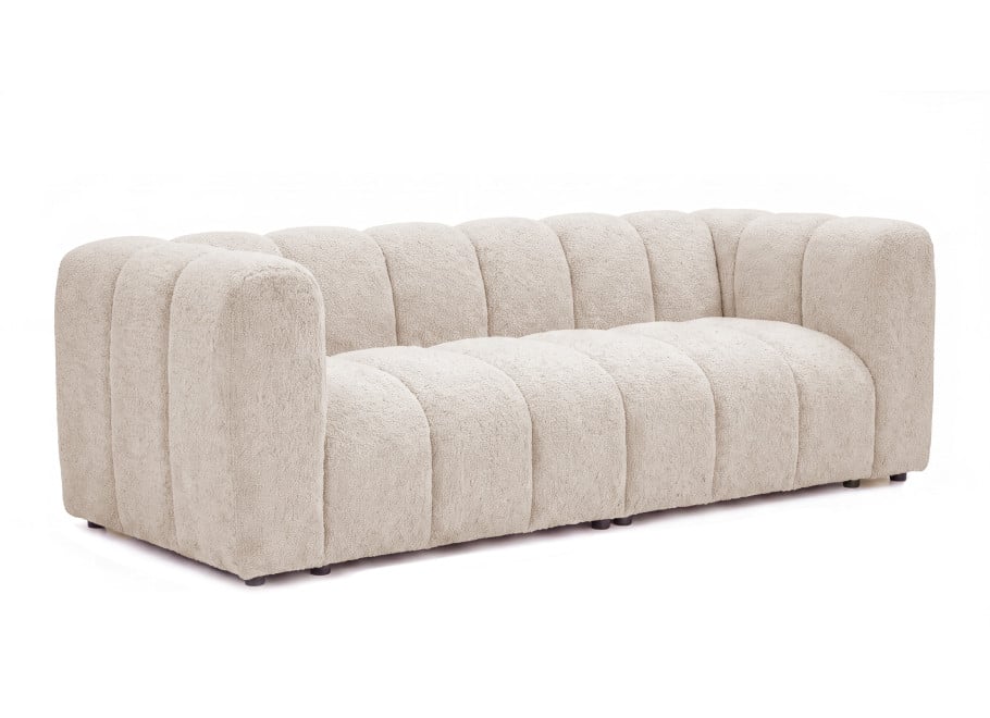 Sofa modułowa Velis 3-osobowa beżowa, boucle 2