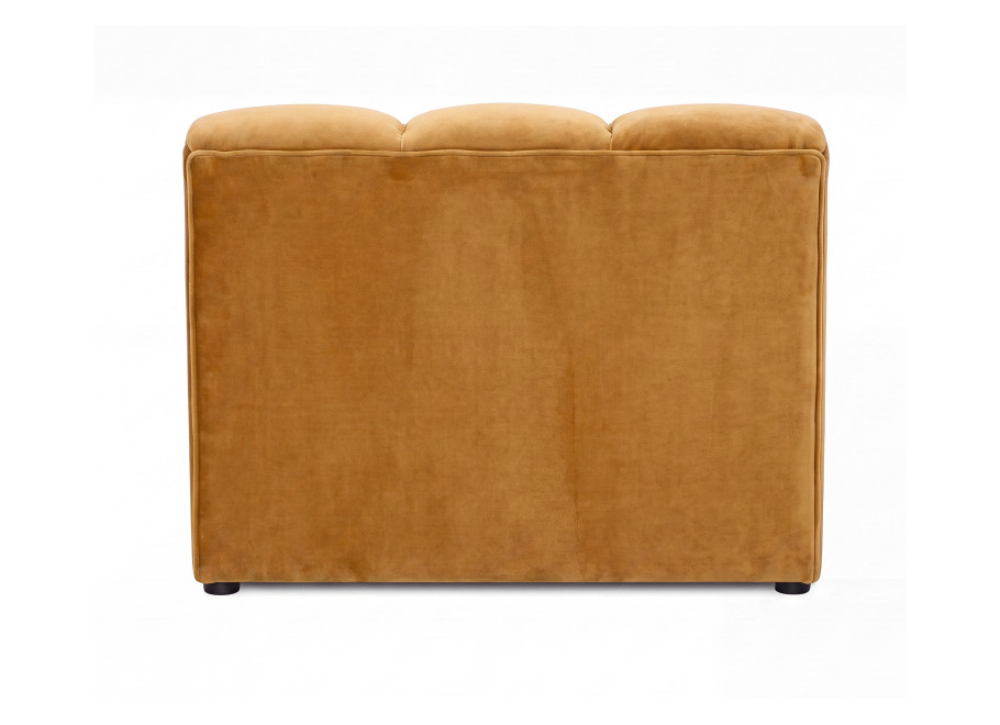 Sofa modułowa Velis 4-osobowa miodowy, welur 4