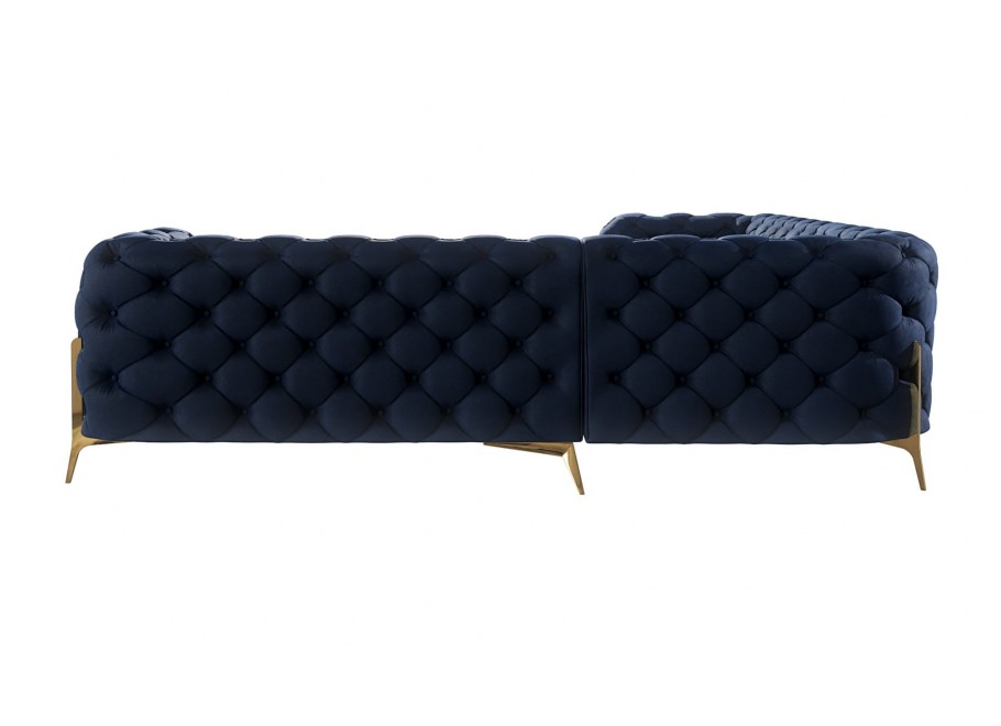Zestaw mebli Chesterfield TEO HIGH - narożnik 2+E+2 + fotel — Riviera 81